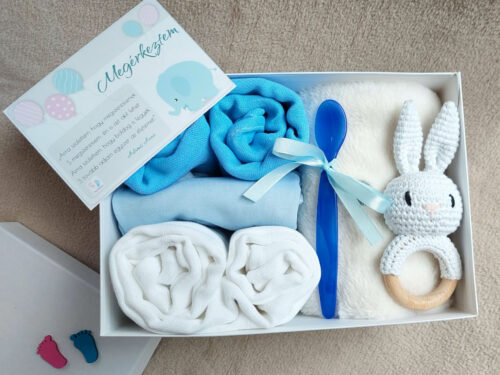 Csoda azúr baba ajándékdoboz